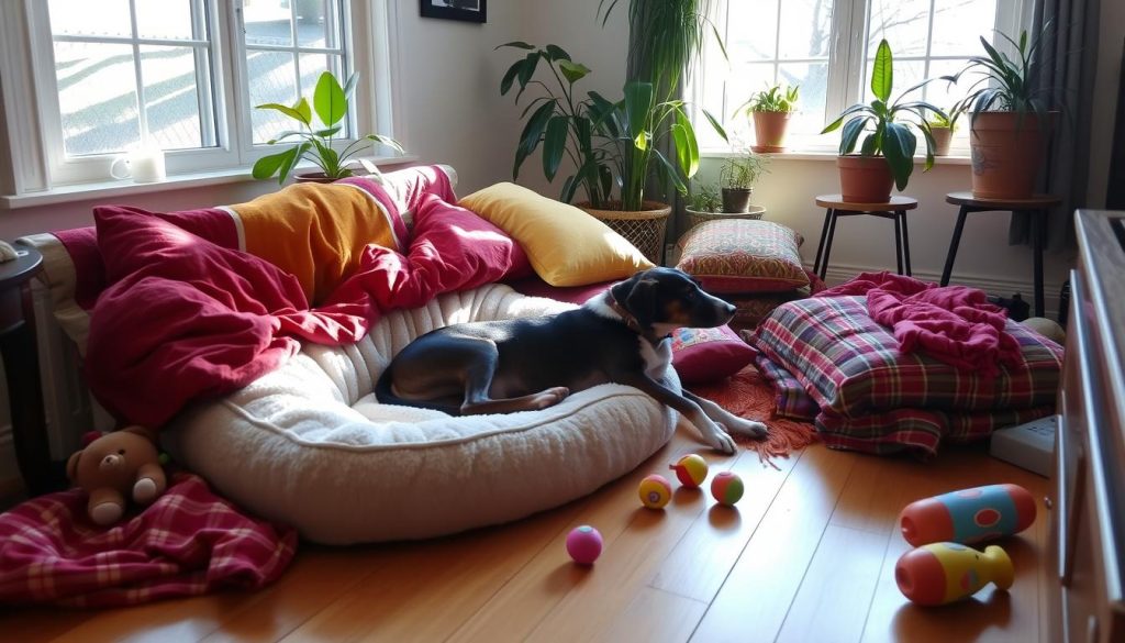 comfortable environment for dogs